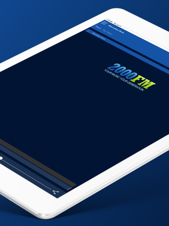 2000FM Network iPad screenshot 2 - Music app