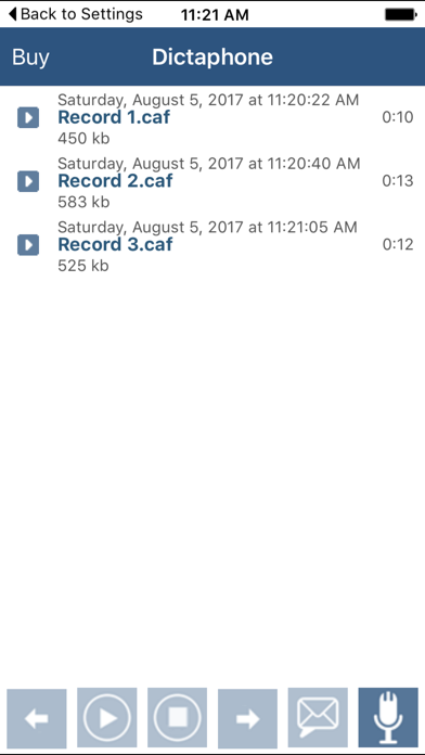 Simple Dictaphone Screenshot 2 of 4