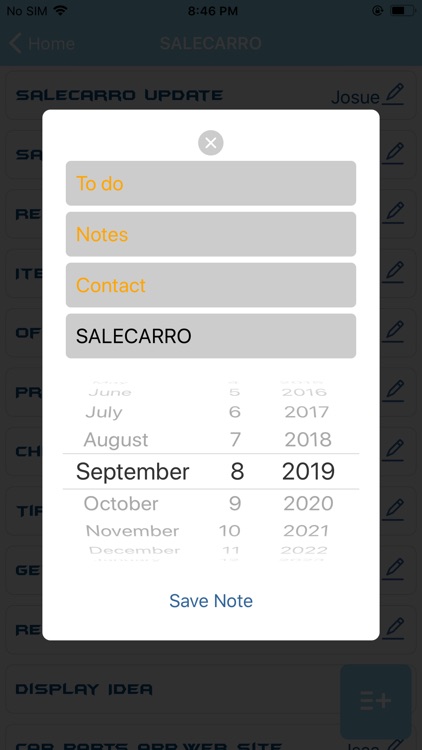My to do list application screenshot-3