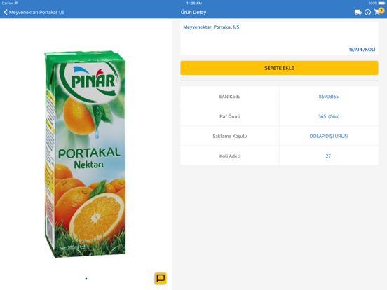 Screenshot #6 pour YBP Online Sipariş