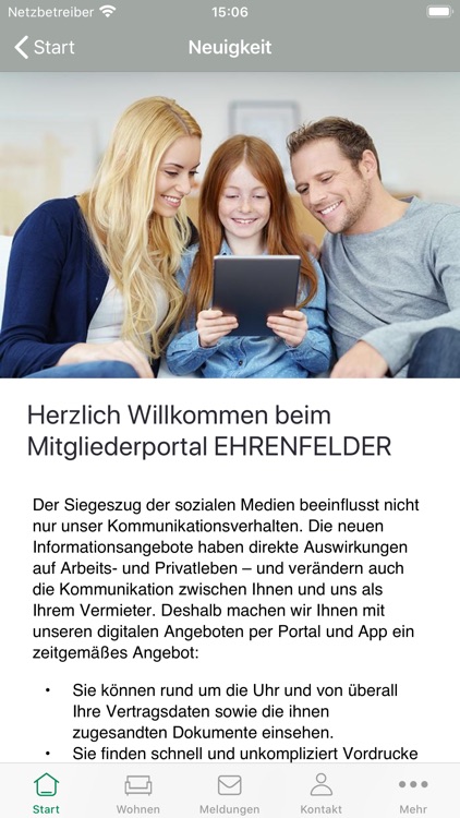 EHRENFELDER Mitgliederapp