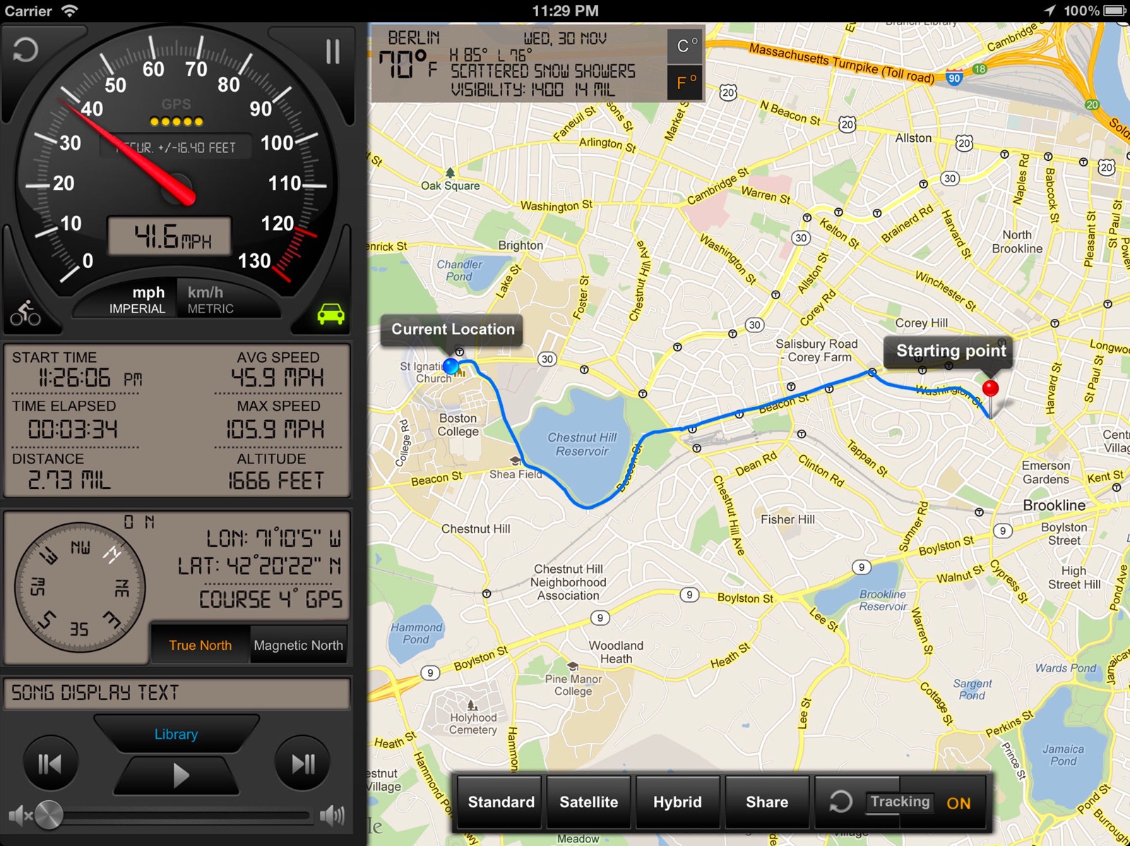 Speedometer GPS+ ipad screenshot 3