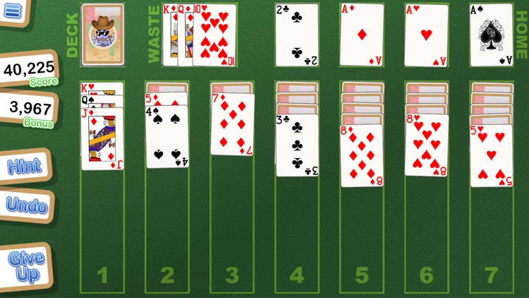 Crystal Klondike Solitaire screenshot-3