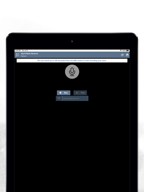 Big R Radio Network iPad screenshot 7 - Music app