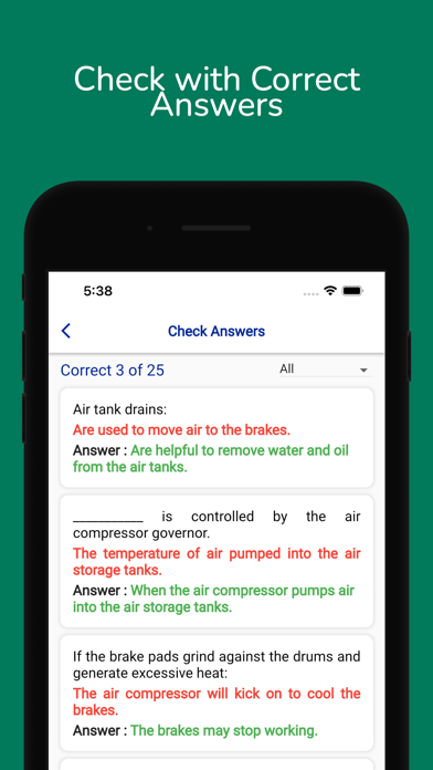 South Dakota CDL Permit Test Screenshot
