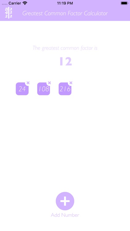 Greatest Common Factor Finder