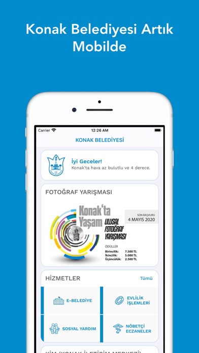 T.C. Konak Belediyesi app screenshot