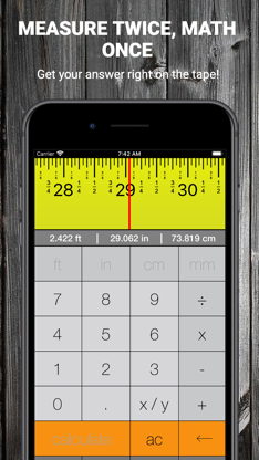 Tape Measure Calculator Pro screenshot 1