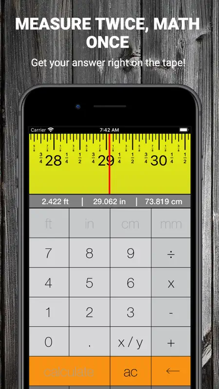 Tape Measure Calculator Pro screenshot 1 of 6