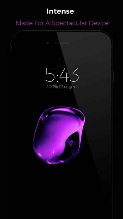 Black Lite - Live Wallpapers screenshot-3