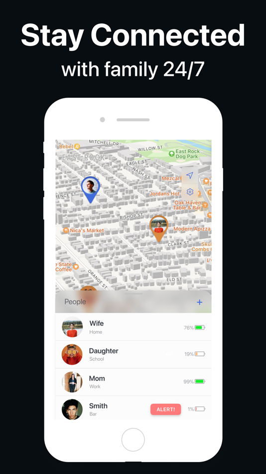 #5. Find my Phone – Family Locator (iOS) Podle: Uladzislau Nasonau