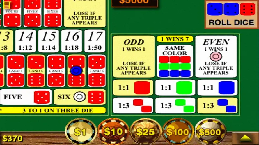Sic Bo / Hi-Lo screenshot 3