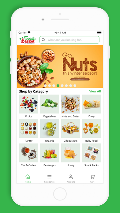 Fresh Basket - Online Grocery Screenshot