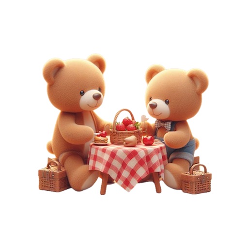 Teddy Bear Picnic Stickers icon