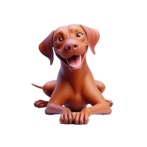 Happy Vizsla Stickers icon