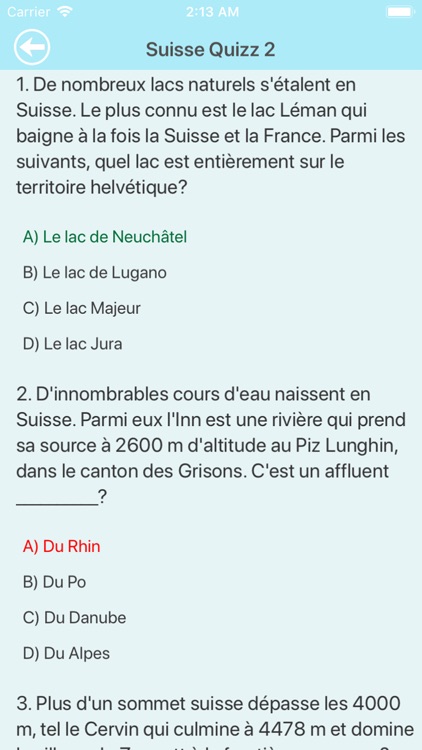 Suisse Quizz screenshot-4