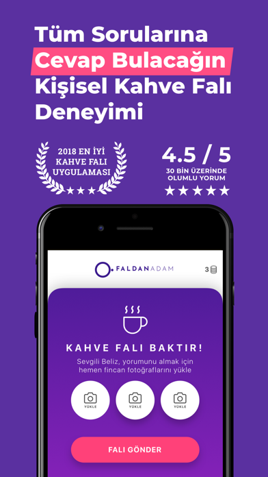 Screenshot #1 pour Kahve Falı, Tarot - FaldanAdam