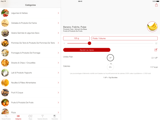 Screenshot #4 pour Unités de Pain: Info Glucides