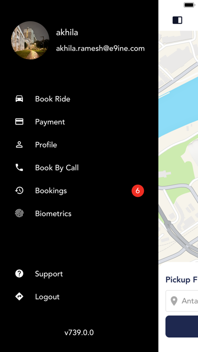 Blueline Taxis Screenshot