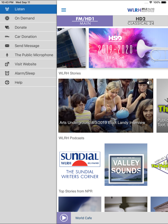 Screenshot #6 pour WLRH Public Radio App