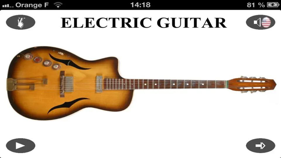 Captura de pantalla de Instrumentos Free en iPhone 4