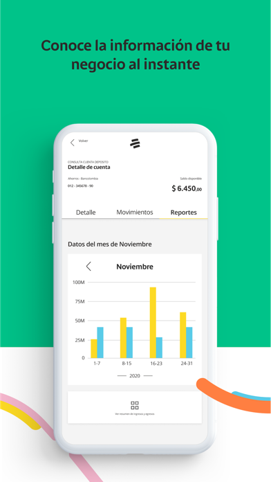 Bancolombia Negocios Screenshot
