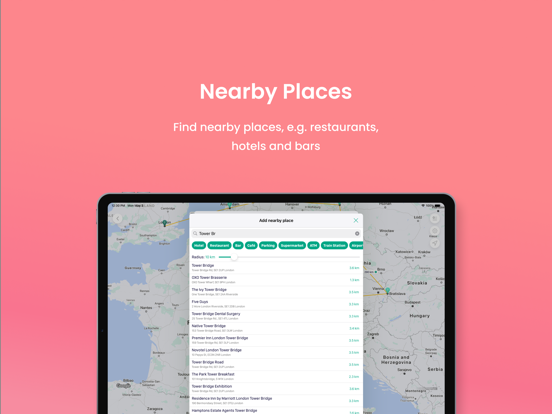 Lambus | Travel Planner iPad screenshot 6 - Travel app