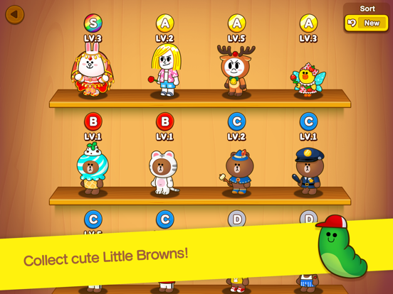 LINE BROWN FARM iPad app afbeelding 4