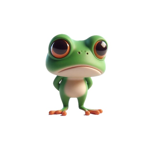 Sad Frog Stickers