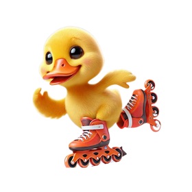 Rollerblade Duckling Stickers