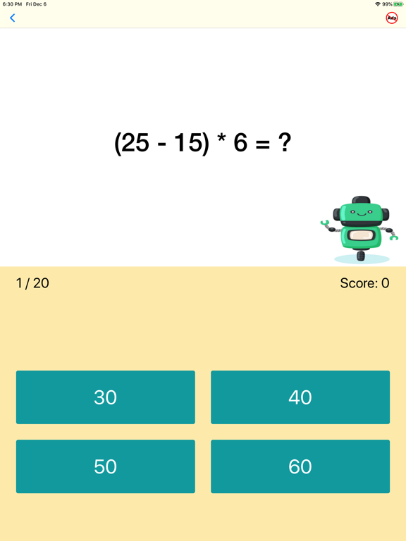 Second Grade Math Quiz iPad screenshot 10 - Education app