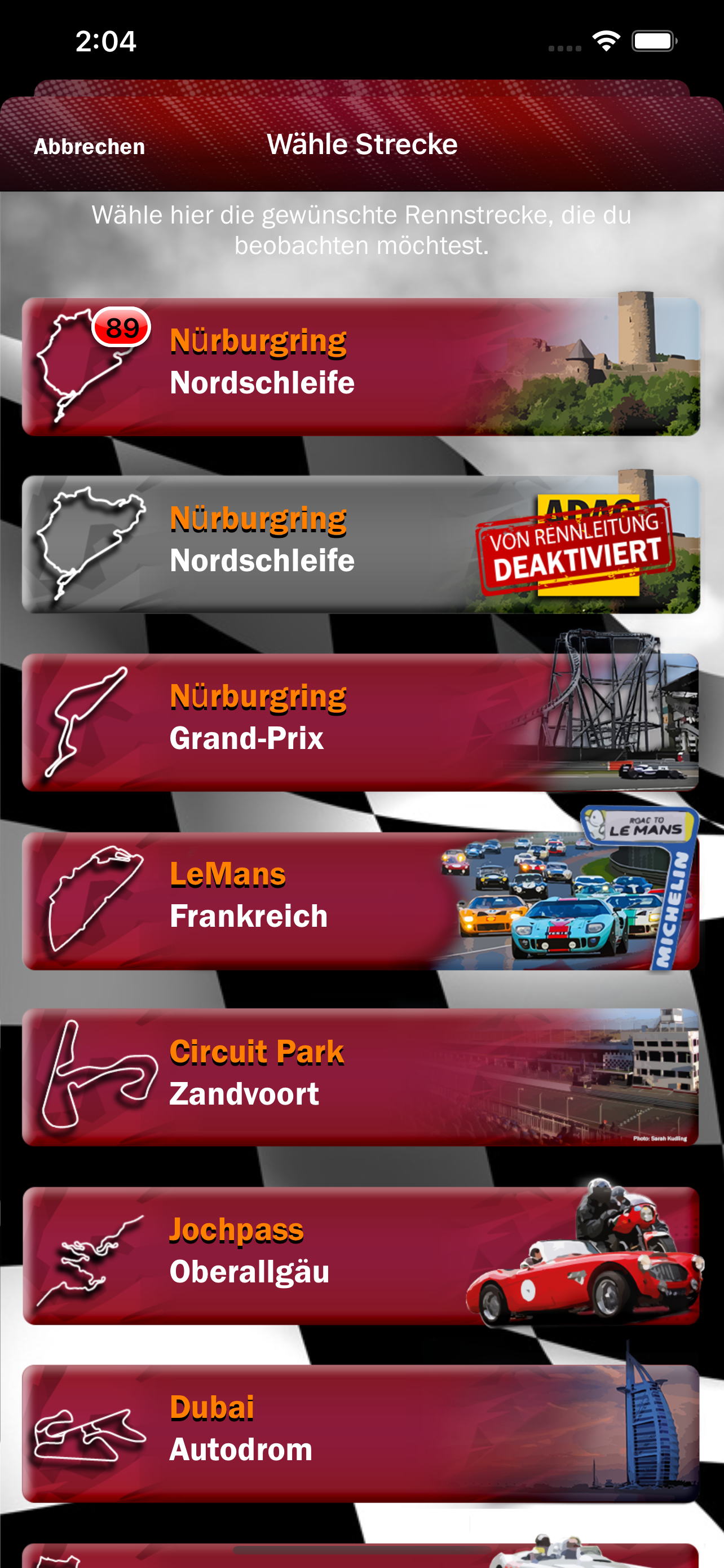 Racing App