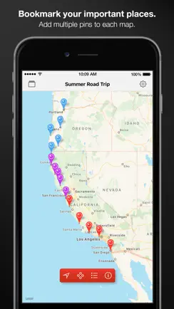 Pinbox - Map Your World iPhone image 1