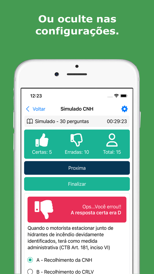 #4. Simulado Provas CNH (iOS) 由: Dca Sm Solucoes Em Tecnologia Ltda
