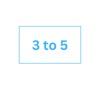 3 to 5 icon