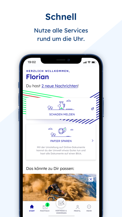 meinCosmosDirekt Screenshot