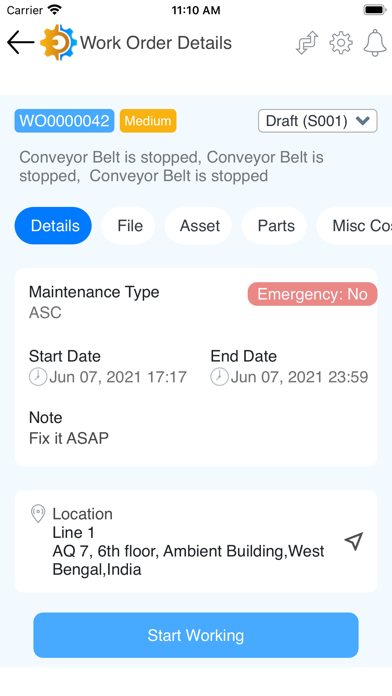 Dreamz CMMS Screenshot