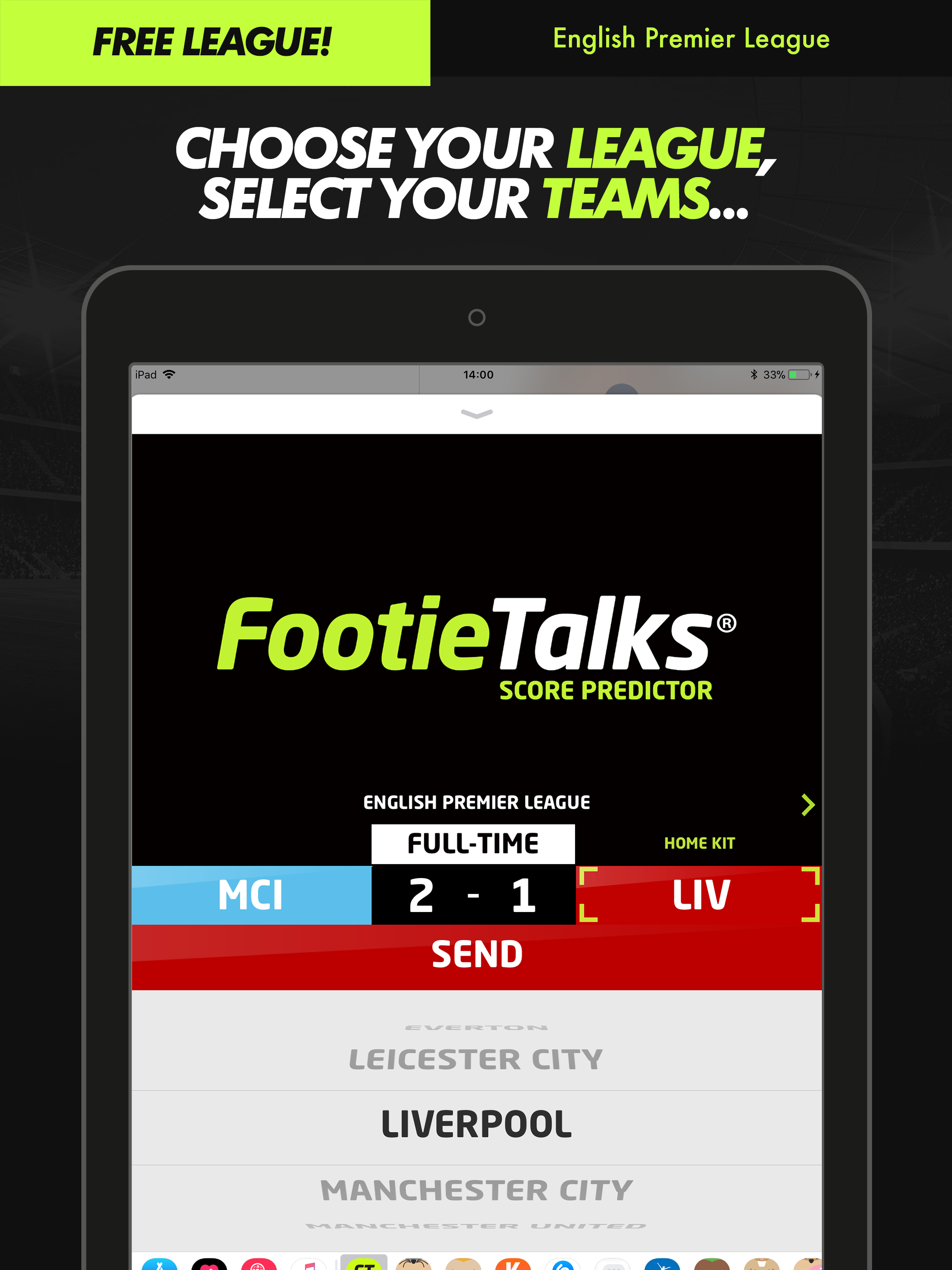 Score Predictor : FootieTalks