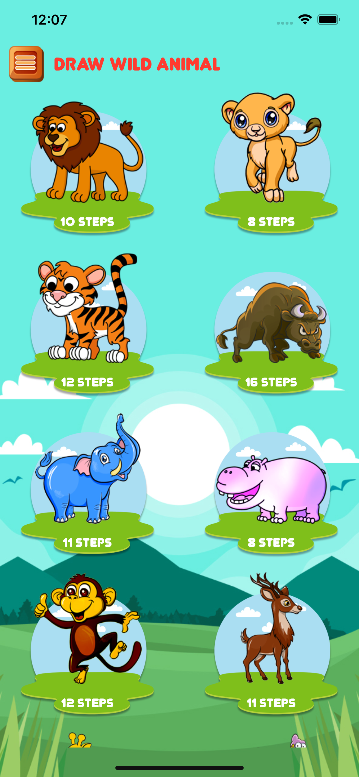 Draw Animals Step by Step