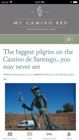 Camino de Santiago Hotels screenshot