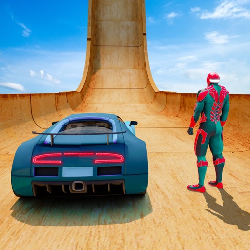 Superhero Mega Ramp Games 2023 icon