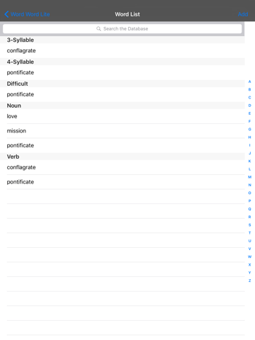 Screenshot #6 pour Word Word Lite