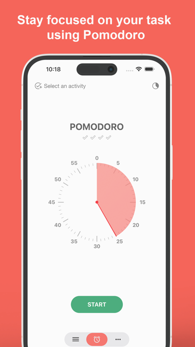 TaskFocus - Pomodoro Timer Screenshot