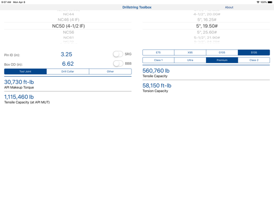 Screenshot #4 pour Drillstring Toolbox