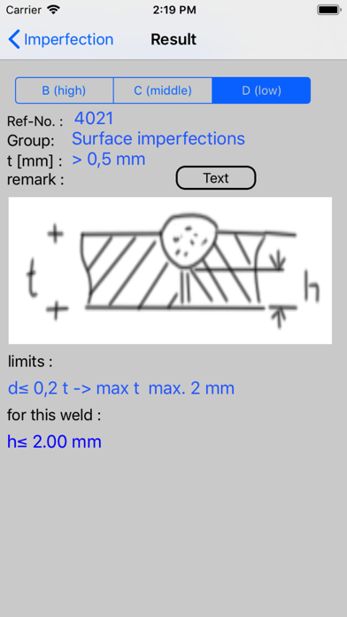 calcISO10042 Screenshot 4 of 4