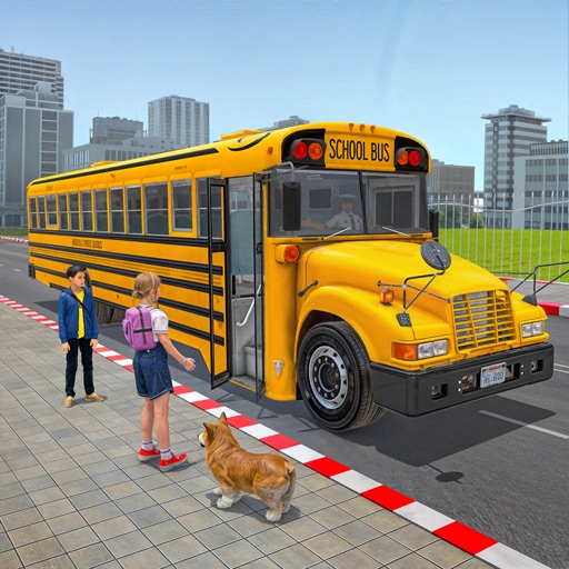 High School Bus Simulator Game Icon