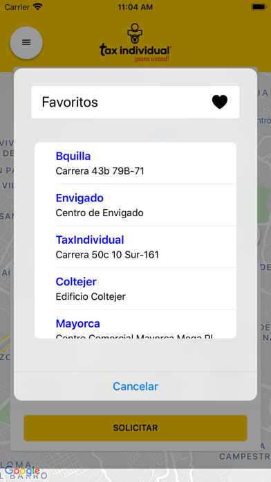 Tax Individual Pasajero Screenshot