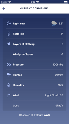 MetService screenshot 5