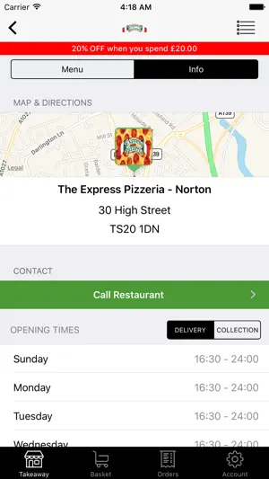 The Express Pizzeria screenshot 4