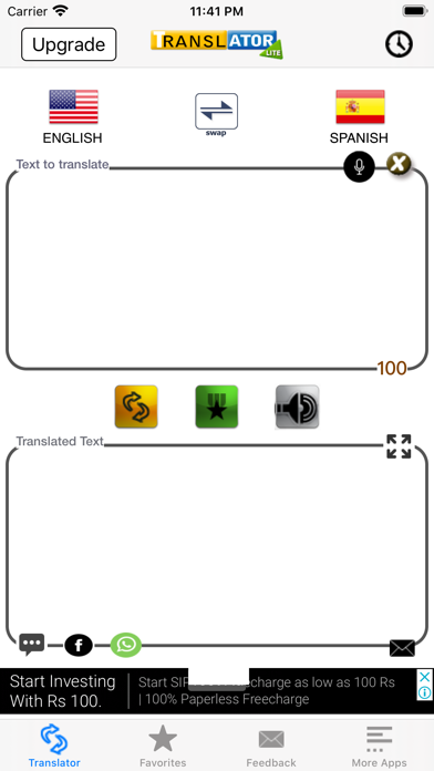 Screenshot #1 pour English to Spanish translator-